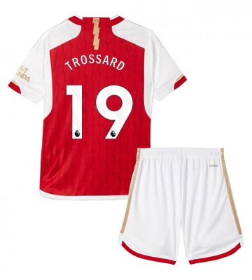 Arsenal Leandro Trossard #19 Hemmaställ Barn 2023-24 Kortärmad (+ Korta byxor)